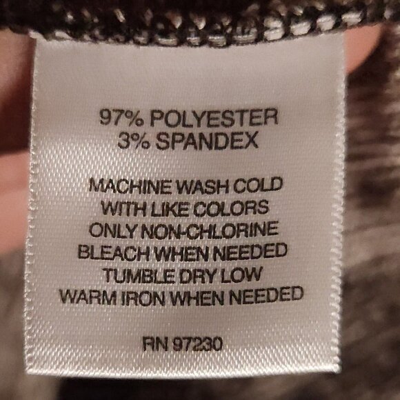 Signature Studio Plus Brown Tan Open Front Cardigan Sweater 1X - Picture 6 of 6